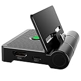 🎮【Playing Spiel Während Charging】Different vom ursprünglichen Dock aus bedient wird, lehnt sich Ihre Switch Konsole auf dem Ständer unserer Docking Station zurück, anstatt in das Dock zu rutschen, so dass die Lüftungsöffnungen nicht blockiert werden und keine Gefahr besteht, den Bildschirm zu zerkratzen. Sie können Ihre Lieblingsspiele lange spielen, ohne befürchten zu müssen, dass Ihr Switch überhitzt wird.