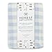 HonestBaby Unisex-Baby Fitted Crib Sheets Set Standard Mattress, 100% Organic Cotton Baby Boys, Girls, Neutral, 1 Pack - Peach Skin Painted Buffalo Check, One Size