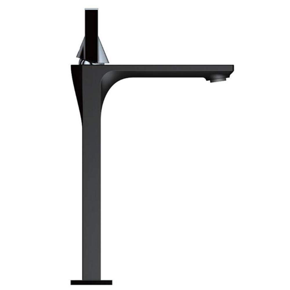 LMYSXAOZ Basin Mixer Tap Tall Brass Black Bathroom Sink Taps Hot and Cold Above Counter Single Hole Kitchen