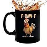 Taza de café con forma de pollo, vajilla para bebidas con acabado esmaltado doble, divertida taza de café de cerámica, para cumpleaños, Navidad, Pascua, celebración, granja, cocina, hogar, bebida