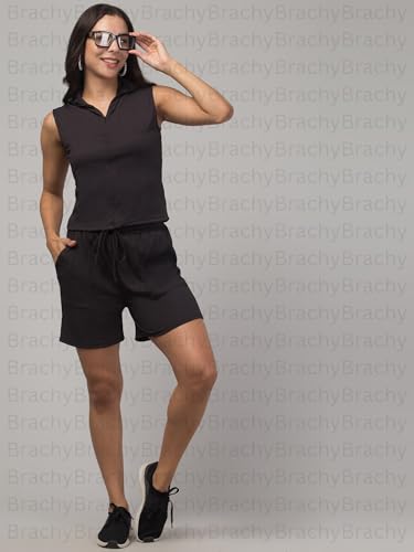 Image of Women's Co-Ord Set Lycra Top and Shorts Set |Two Piece Co-Ord Set Co-Ord Set Regular Fit
