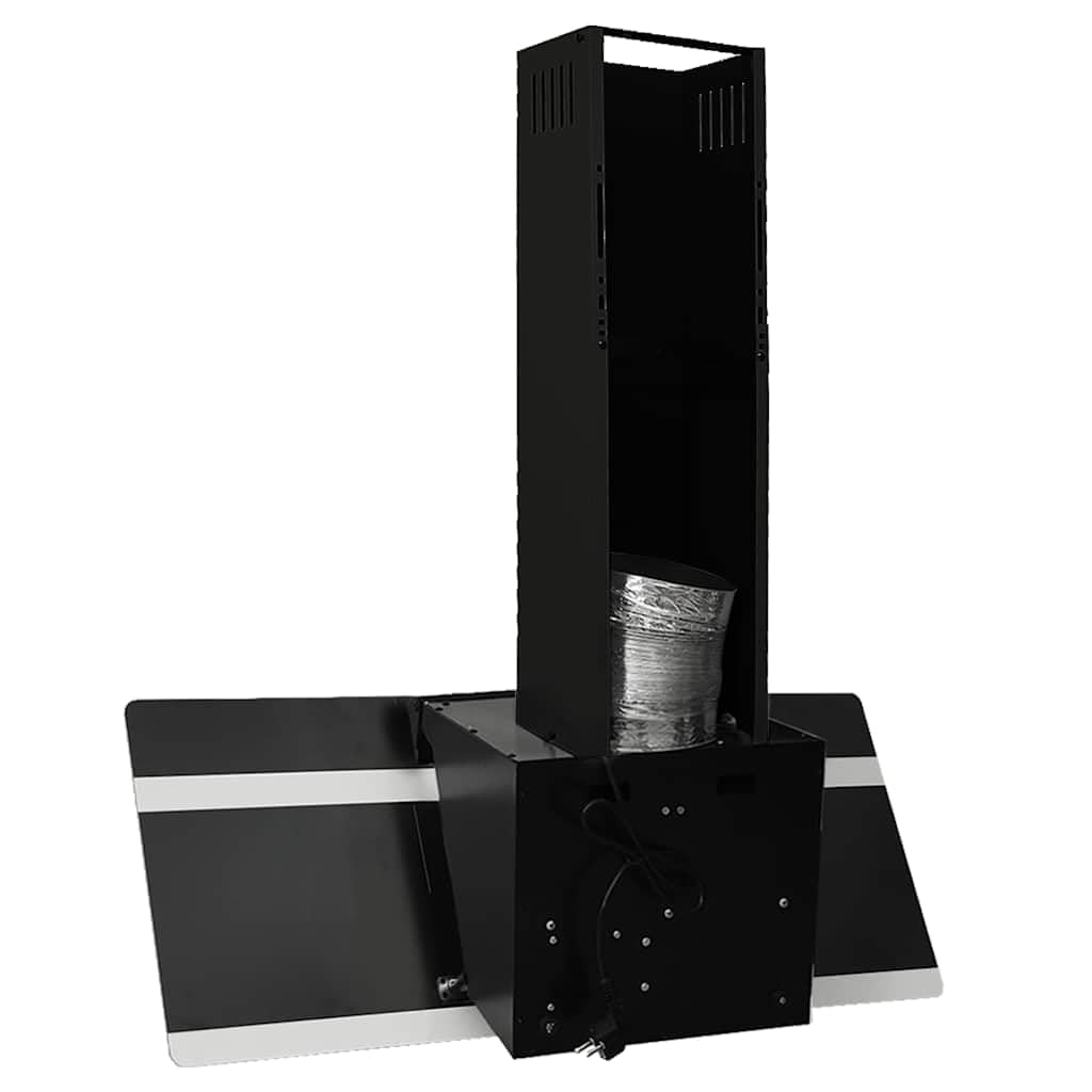 Cappa a Parete 90 cm in Acciaio e Vetro Temperato Nero,Casa e Giardino,Cucina e Pranzo,Elettrodomestici,Cappe da Cucina,9.86 kg -51669