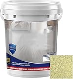 Epoxy Colored Sand Floor Paint, High Gloss Marble Effect Garage Coating, Waterproof & Non-Slip Self-Leveling Epoxy Floor Coating (Lemon Yellow)