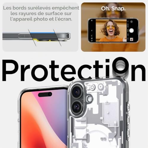 Eviter les rayures sur iPhone 16 Plus avec la coque Spigen MagFit - 5