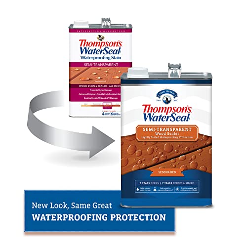 Thompson'S Water Seal TH.092401-16 Thompson’S Waterseal Semi-Transparent Waterproofing Wood Stain And Sealer thumb #2
