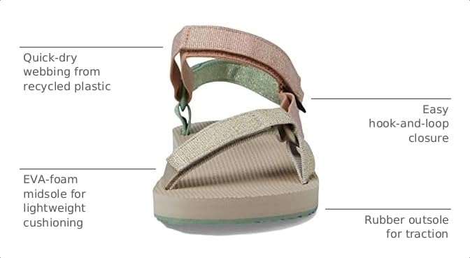 Image of Teva Girls' Original Universal Metallic
