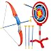 Kiddie Play Toy Archery Set for Kids with Target Bow and Arrow Kids Toys Age 5, 6, 7, 8, 9 Years Old Boys and Girls
