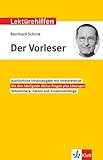 schlink vorleser autobiographisch  Klett Lektürehilfen Bernhard Schlink, Der Vorleser: Interpretationshilfe für Oberstufe und Abitur