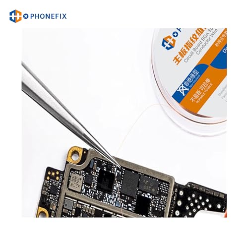 Diyphone VC512- FX-9 NON INSULATED 0.02Mm 200M Phone Motherboard Soldering Jump Wire Pure Copper Non-Insulated Conductor Wire thumb #1