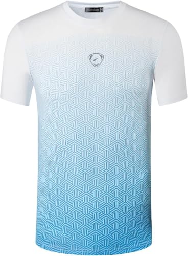 jeansian Boy's Quick Dry Fit Sport Short Sleeve Breathable T-Shirt Tee Shirt Tshirt Tops Tennis Golf Bowling LBS701