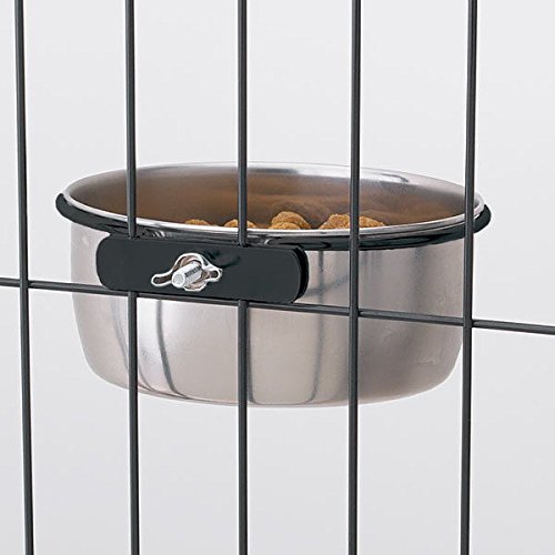 Pro Select Classic Stainless Steel Bolt On Coop Cup Bowls for Dogs - Five Sizes to Choose (16 Ounces)
