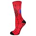 Spider-Man Logo Costume Crew Socks