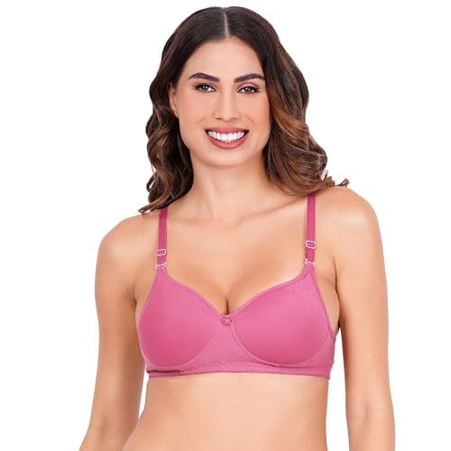 Image of BLACK ME Women's Non Padded Wirefree T-Shirt Bra Combo Pack of 2