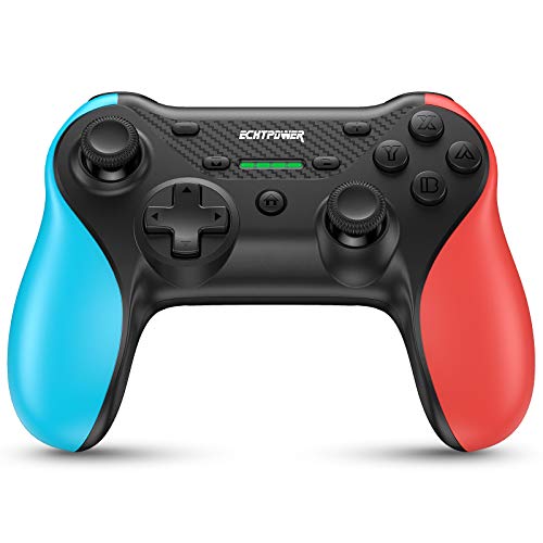 Wireless Controller for Switch/Switch Lite, 2021 Upgraded Ergonomic Pro Controller, One-Click Wakeup, ECHTPower Wireless Switch Remote Gamepad with Adjustable Turbo, Motion, Vibration Function