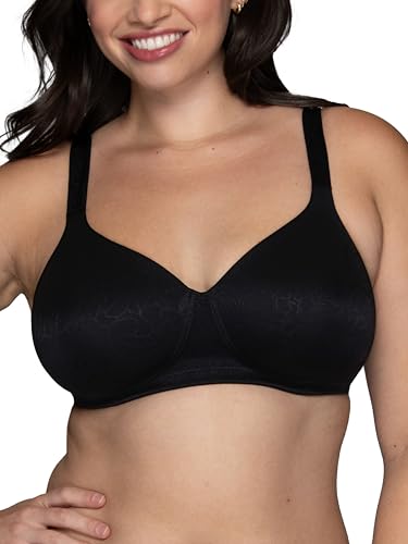 Image of Vanity Fair Women's Perfect T-Shirt Bra, Body Shine Full Coverage, Lightly Lined Cups up to DD