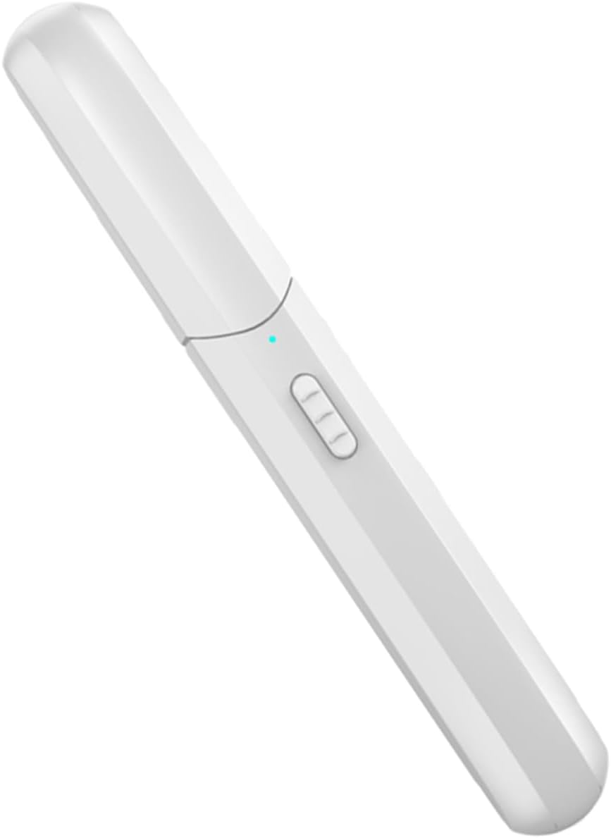 Electric Eyebrow Trimmer for Men and Women, Portable White ABS