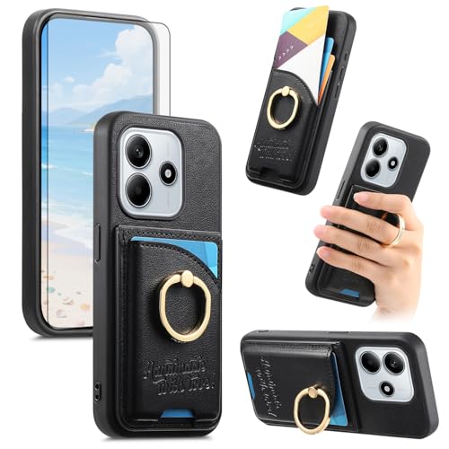 Étui Redmi Note 14 4G Asuwish noir antichoc pour protection quotidienne