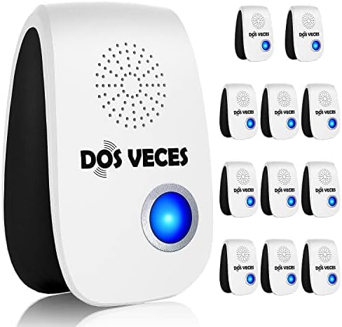 2023 Upgraded Ultrasonic Pest Repeller, Electronic Pest Repellent 12 Packs, Indoor Pest Control Plug for Insect, Roach, Mice, Spider, Mosquito Repellent for House, Garage, Warehouse, Office, Hotel