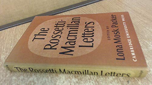 The Rossetti-Macmillan Letters B000MXIZCU Book Cover