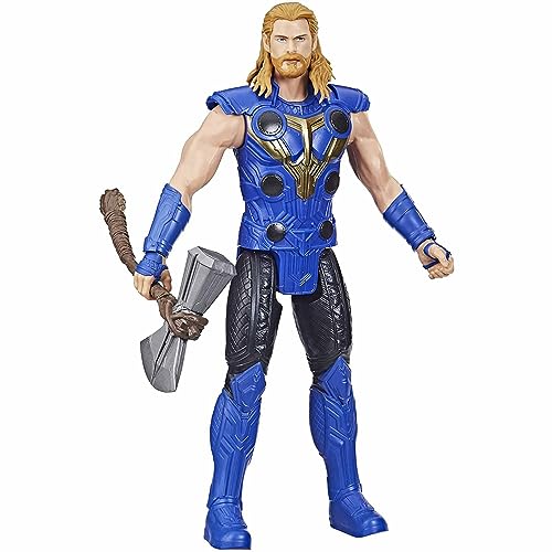 Marvel Avengers Titan Hero Series Thor Toy, 12-Inch-Scale Thor: Love and Thunder Action Figure with Accessory, Toys for Kids Ages 4 and Up