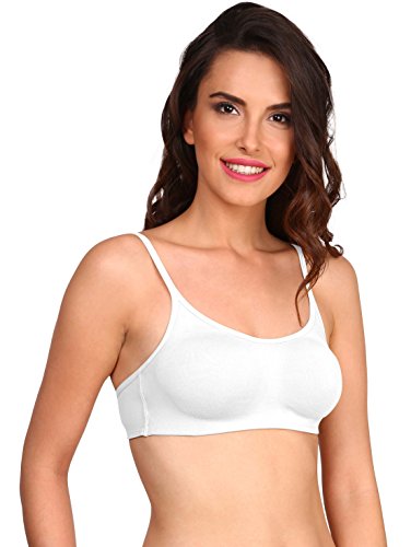 Image of Jockey SS12 Women's Wirefree Non Padded Super Combed Cotton Elastane Stretch Full Coverage Beginners Bra with Adjustable Straps (Pack of 2)