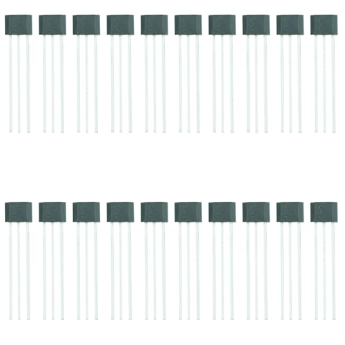 TAODAN 20PCS Black Linear Hall Effect Sensors 49E OH49E SS49E S49E Three Pin Sensor Element for Current Sensing Motor Control Position Sensing