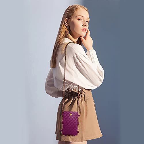 Image of Montana West Quilted Small Crossbody Bags for Women Trendy Cell Phone Purse