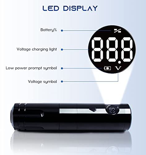 LED Display on Tattoo Machine