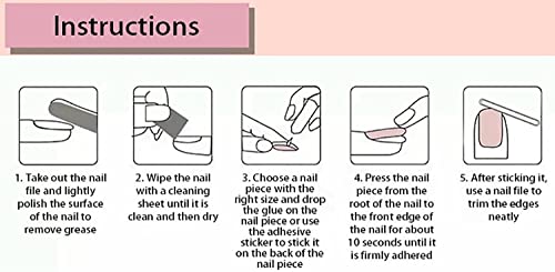 Image of Secret Lives Premium Reusable Artifical Press on Nails Almond Shape Light Brown & Black Color with Golden White Pearl Fake Nail 24 Pieces Set with Kit