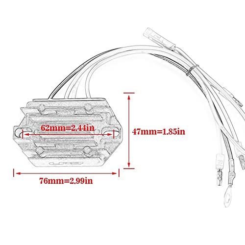 Régulateur tension Tohatsu NS50D2 évite la surcharge batterie
