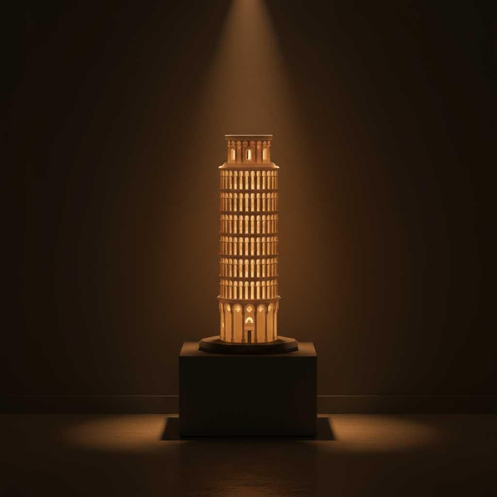 Pisa Tower Ambient Lamp – Unique LED Desk Light & Italian Style Room Decoration