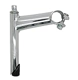  Potencia de Bicicleta MTB Trekking Plata Acero Cromada 1\" 25,4mm Bicicleta 2950