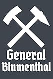 General Blumenthal: Notizbuch (128 Seiten) mit Punktraster (dot grid) - Für Freunde von Bergbau und Ruhrpott und als Geschenk.