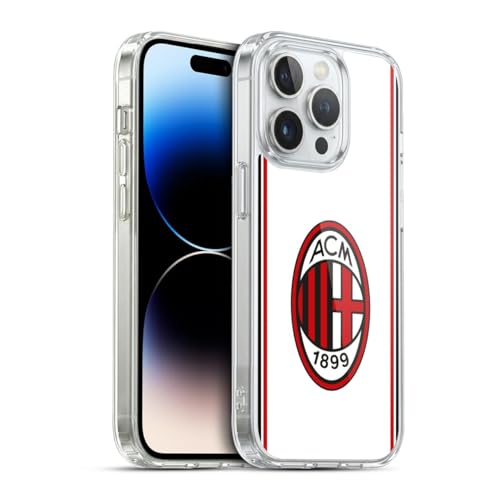 Funda gel iPhone 13 Pro AC Milan carcasa protectora silicona flexible suave