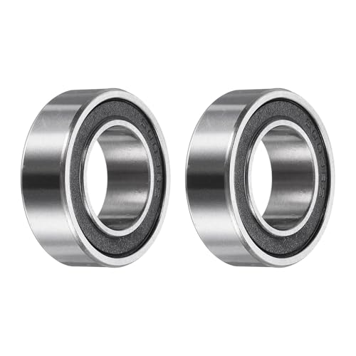 sourcing map 2Pcs 203511-2RS Non-Standard Ball Bearings 20mm ID x 35mm OD x 11mm Thickness Bearings Double Rubber Sealed Chrome Steel Bearing for Industrial Machinery