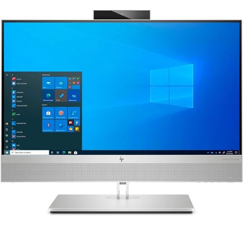 HP All in One PC Computer EliteOne 800 G8, Bildschirm 23,8 Zoll Full HD, Prozessor Core i7 – 11700, 16 GB RAM, 512 GB SSD, Webcam, Win 11 Pro (generalüberholt)