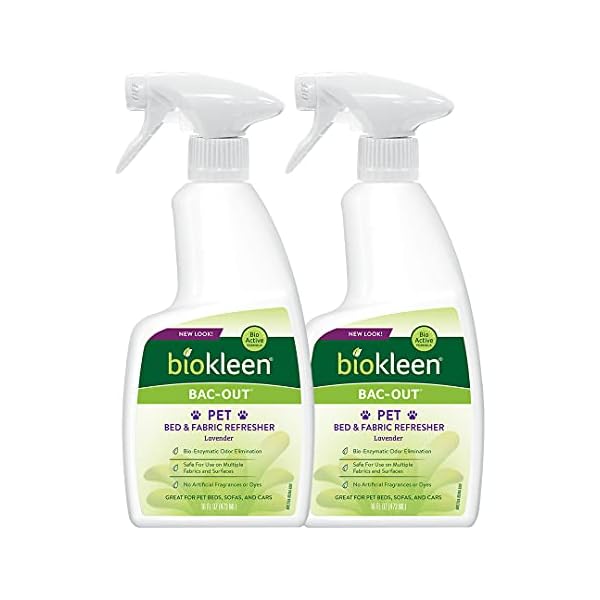 Biokleen BacOut Pet Odor Eliminator 16 Ounce 2 Pack Enzyme