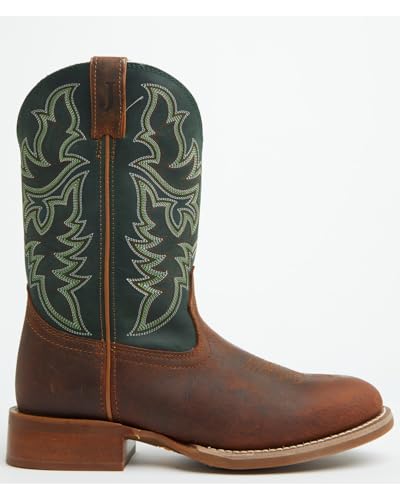 Justin Men's Wild Bill Performance Western Boot Round Toe Brown 10.5 EE US2