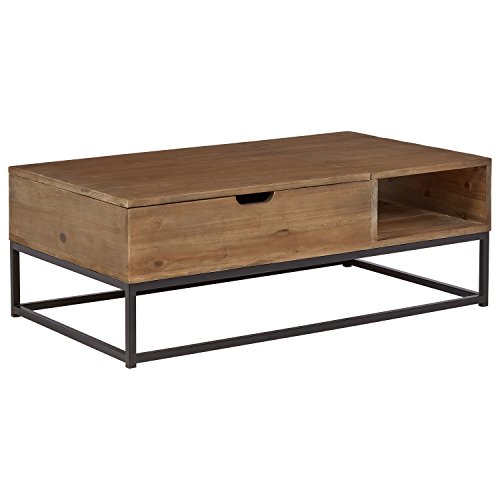 Amazon Brand – Rivet Modern Reclaimed Fir Wood Storage Coffee Table, Amazon Brand – Rivet Modern Reclaimed Fir Wood Storage Coffee Table,