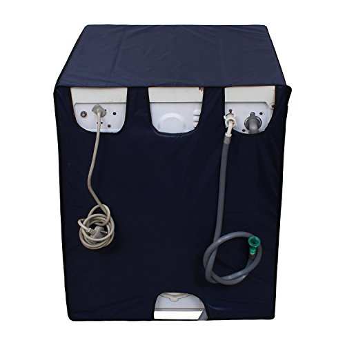 Image of Lithara Waterproof Front Load Washing Machine Cover | Washable, Dustproof & Scratch Resistant Cover for Fully Automatic Machines | Durable Solid Design Appliance Protector