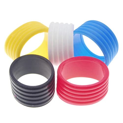 Jorzer Tennisschläger Fix Ringe Gummigriff Bands Übergriffen Protector Für Squash Schläger Black 2 stücke - Image 6