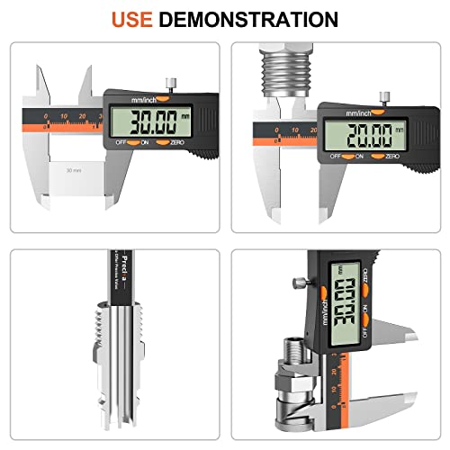Digital Vernier Caliper, Preciva 150mm Electronic Micrometer Calipers, Measuring Tools Gauge with Mm/Inch Conversion High Precision 7 Digital Vernier Caliper, Preciva 150mm Electronic Micrometer Calipers, Measuring Tools Gauge with Mm/Inch Conversion High Precision - Image 7