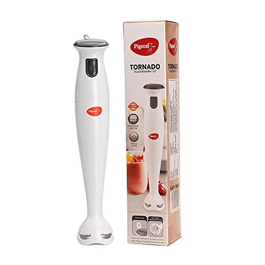Pigeon Tornado Hand Blender (150 W, White)