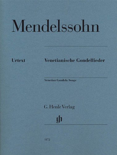 G. Henle Verlag Venetian Gondola Songs - piano - (HN 1172)