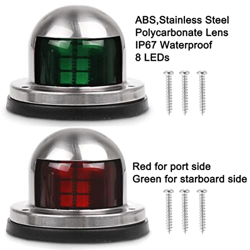 Greluma 2 Pz Luci di navigazione per barche, luci