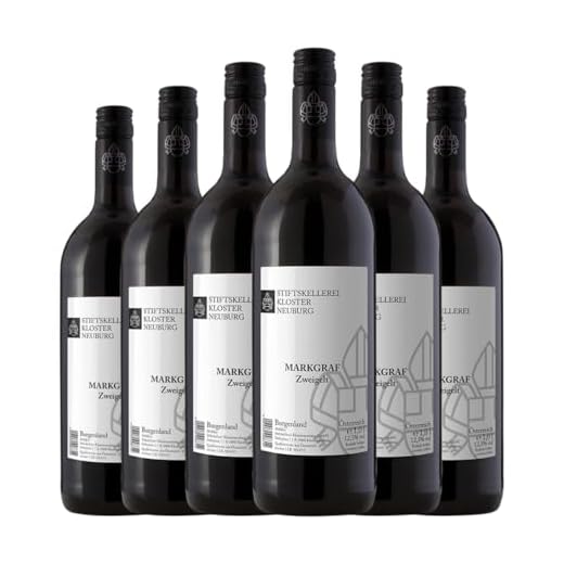 Stift Klosterneuburg Markgraf Zweigelt Niederösterreich 1 L Rotwein (Karton mit 6 Flaschen von 1 L)