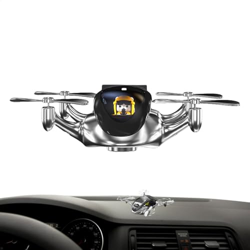 Diffuseur de voiture hélicoptère solaire rotatif pour purifier l'habitacle naturellement