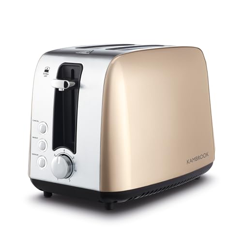 Kambrook, Deluxe Collection 2 Slice Toaster, Champagne, KTA280CMP2JAN1