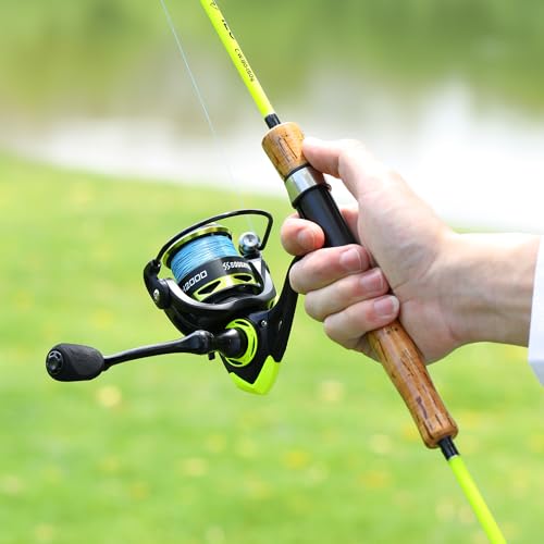 Sougayilang Spinning Reels, Lightweight Ultra Smooth Spinning Fishing Reels, 20LBs Max Drag 5.2:1 Saltwater Freshwater Spinning Fishing Reel - image 8