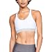 Under Armour Women's Armour Mid Sports Bra, White /Aluminum, Small